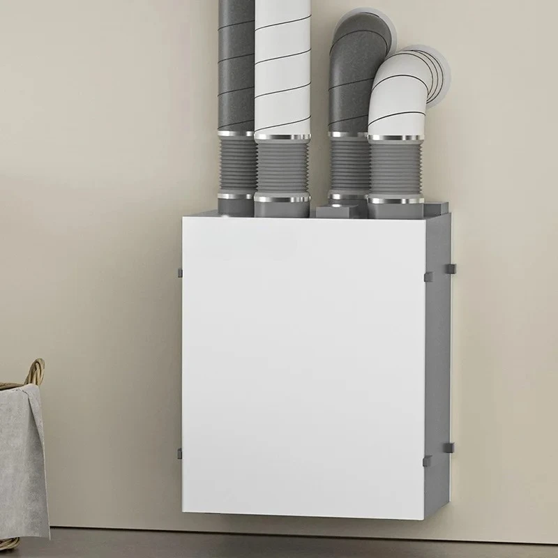 High Efficiency Heat Recovery Hvac Ventilation System Summer Bypass Auto Air Purifier Recuperator Air System