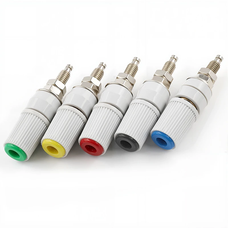 4mm Banana Socket M5*33 Binding Post 30A High Current Test Binding Post M5 Type Connector Amplifier