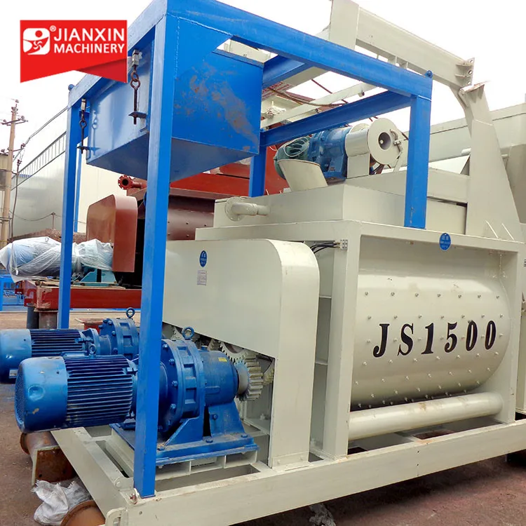 

JS1500 Twin Shaft Concrete Mixer | 1500L Forced Mixing | CE Certified Factory Direct