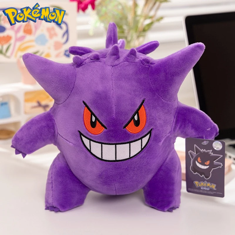 Pokemon Original Snorlax Gengar Cubone Wartortle Plush Toys Anime Gastly Dedenne Vulpix Mimikyu Peluche Dolls Birthday Gift Kids