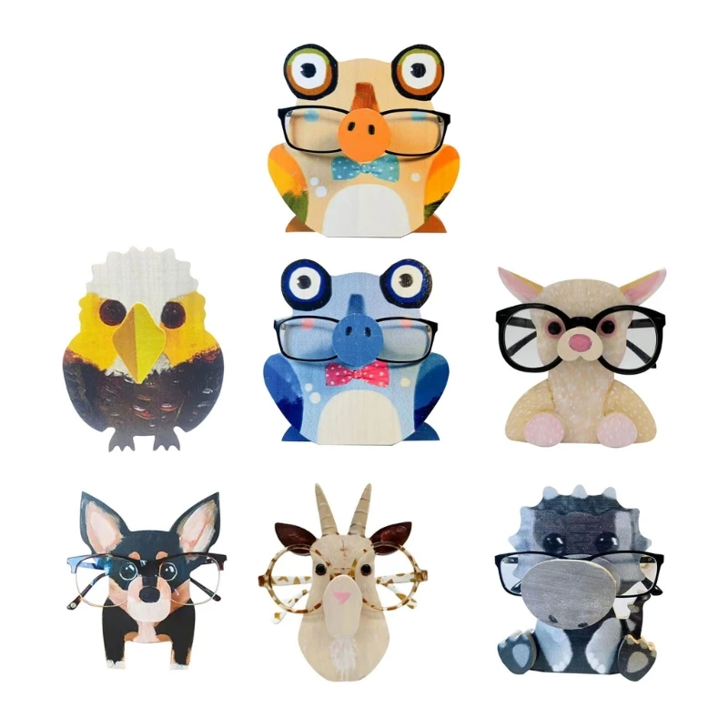 

Animal Glasses Holder Sunglasses Eyeglass Display Stand Pet Spectacle Home Office Desk Decoration