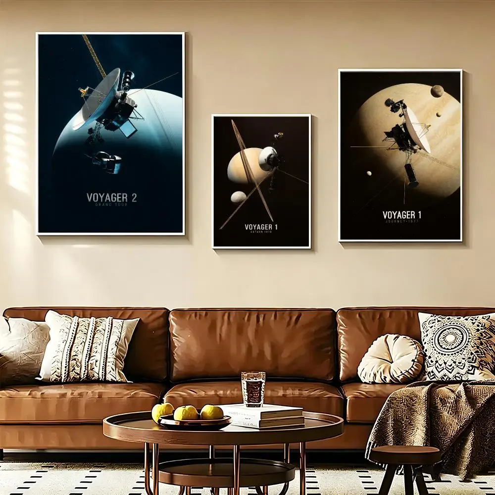 Astronomy Deep Space Probe Cosmic Poster Modern Aesthetic Wall Art for Home Bar Cafe Bathroom Decor