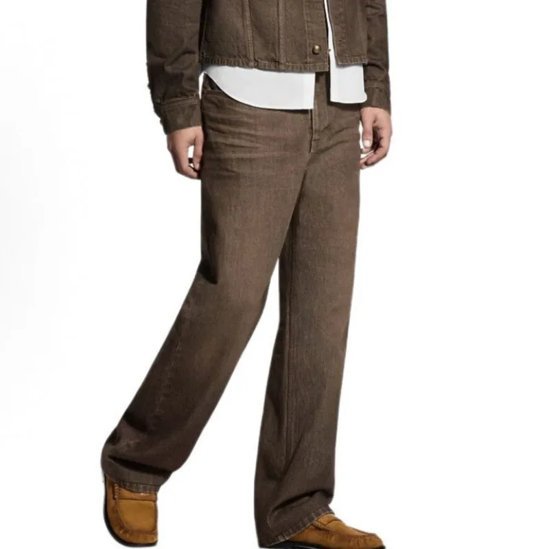 

Джинсы женские Adam из выстиранного денима на молнии, свободного кроя, с естественной талией, без стрейча, для скейтбординга, зимние