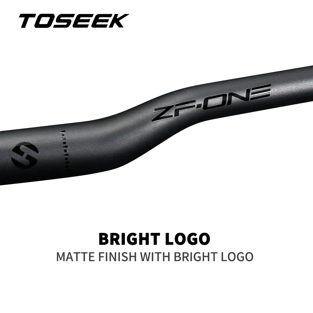 TOSEEK ZF-ONE Carbon Mtb Handlebar 31.8mm Bicycle Handlebar 640/660/680/700/720/740/760mm Ultralight Mountain Bike Handlebars
