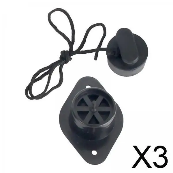 Portable Boat Drain Valve PVC Material Easy Install Replacement Plug for Inflatable Canoe and Kayak