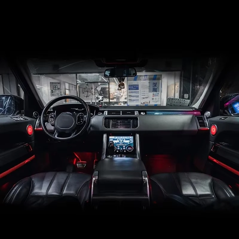 Hot Selling Auto Lighting Systems Car Interior Light Decorative Multicolor Car Ambient Lighting for Range Rover Sport 2014-2022