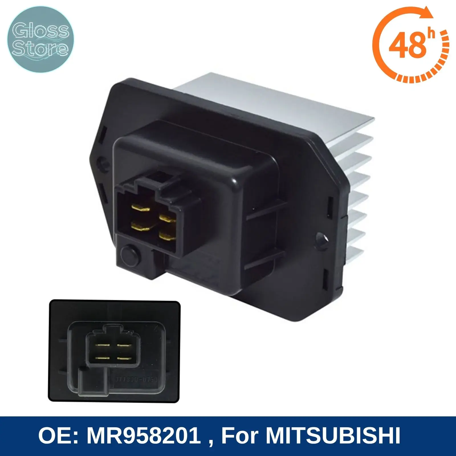MR958201 Heater Blower Motor Resistor For MITSUBISHI ENDEAVOR 2004-2008 For MITSUBISHI GALANT 2004-2005 Car Accessory Parts