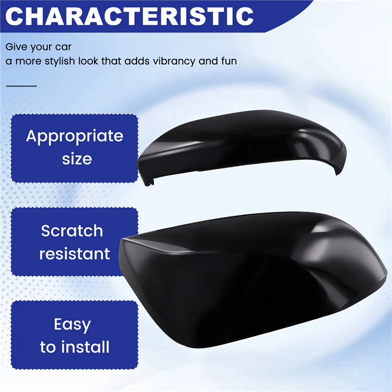 

AR-Car Rearview Mirror Cover Door Mirror Shell For Toyota Camry 2018-2024 Side Rear View Mirror Cover