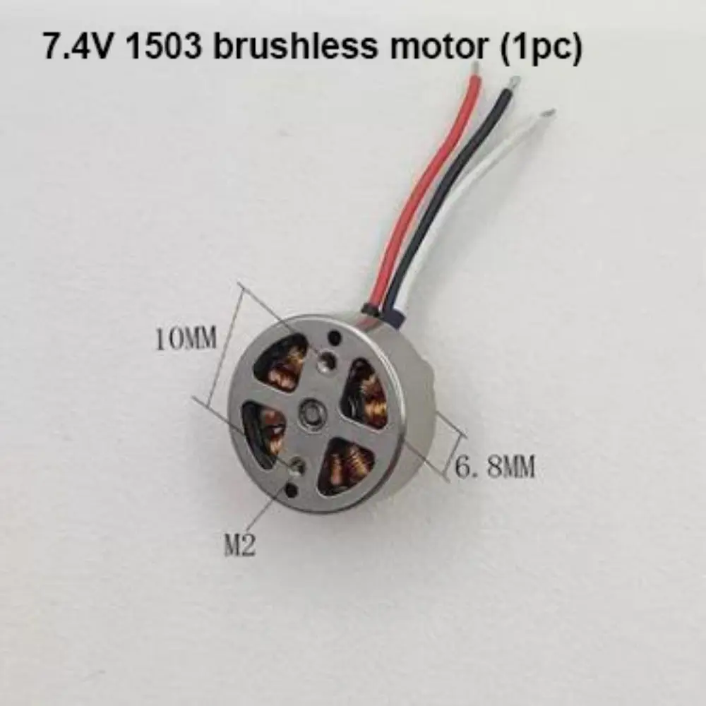 1/2 pz Nuovo 2750KV L900 Parti Del Motore Brushless In Metallo 10 Stili PRO E88 Quadcopter Modello 2 Canali 1503 Motore Brushless