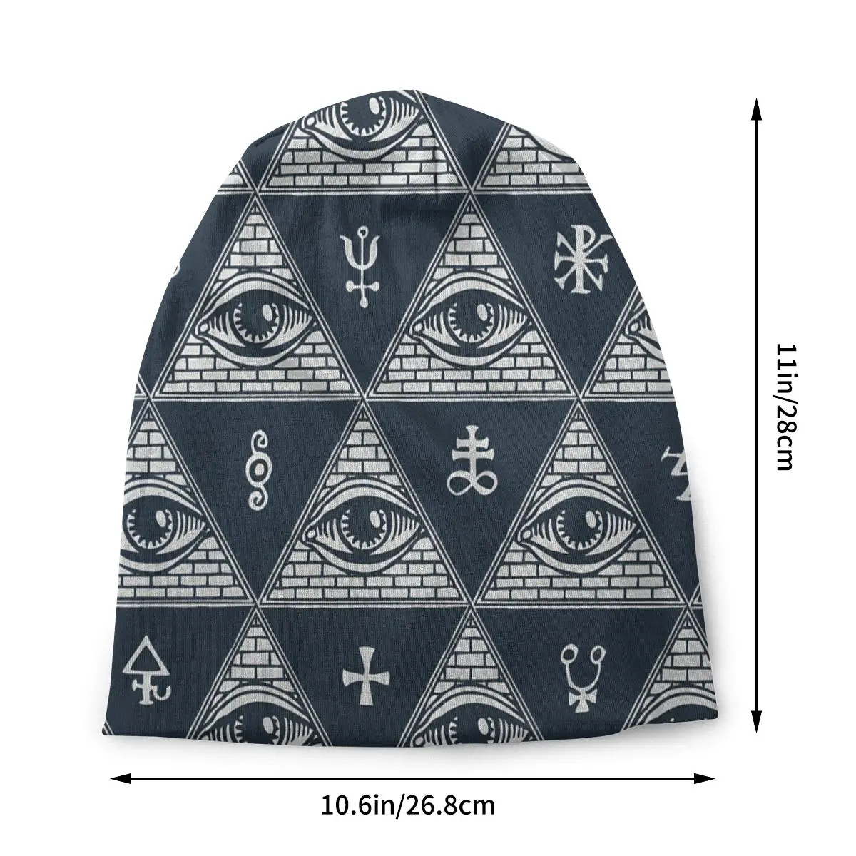 Masonic Signs Bonnet Homme Fashion Thin Skullies Beanies Freemasonry Caps For Men Women Novelty Hats