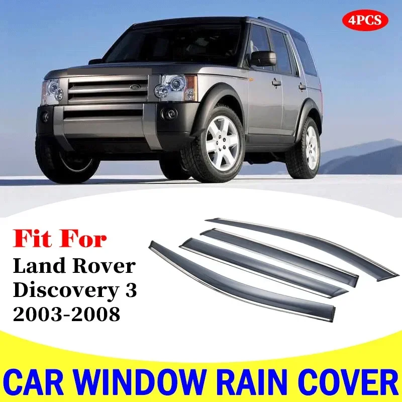 

For Land Rover Discovery 3 2003-2008 window visor car rain shield deflectors awning trim cover exterior car-styling accessories