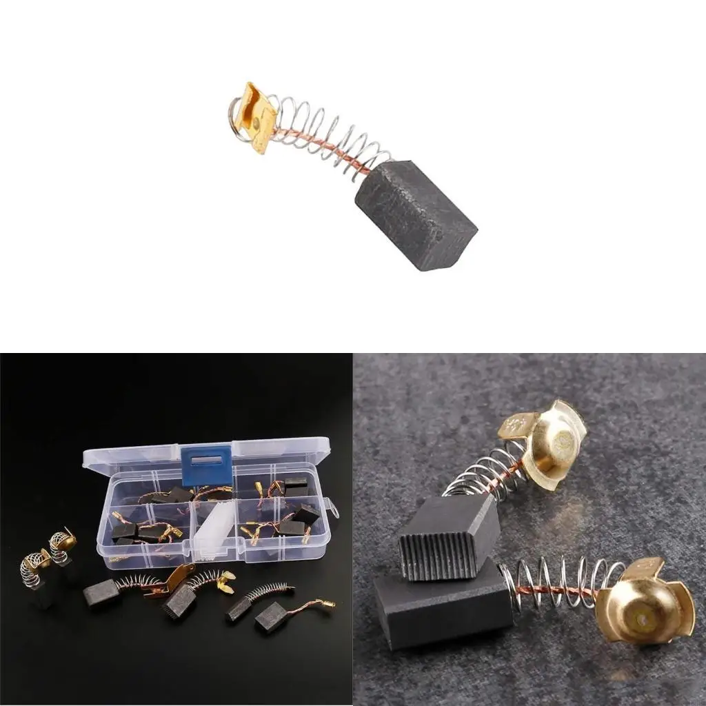 L9BE 4Pcs Carbon Brush Electric Hammer Replacement Parts Electric Hammer Drill Brush Cutting Polishing Machine Accessories
