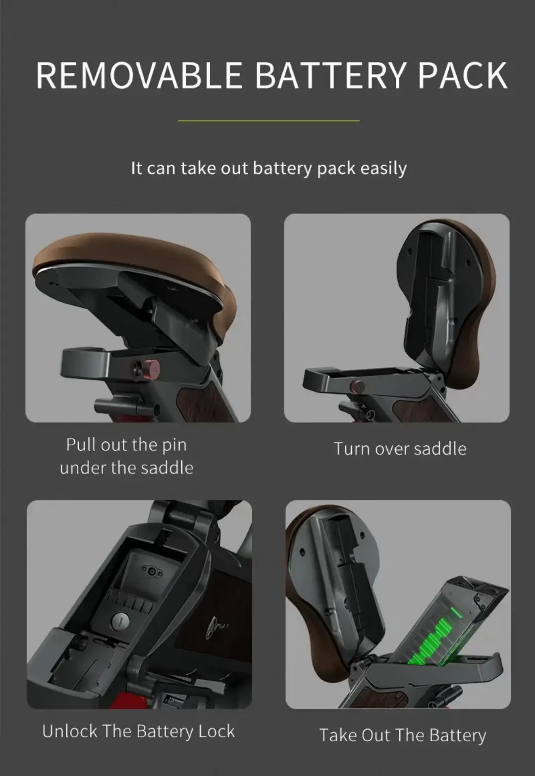 D50 Unisex 14-inch magnesium alloy frame 48 V 500 W quick battery change 25 km/H electric two-wheeled scooter shared