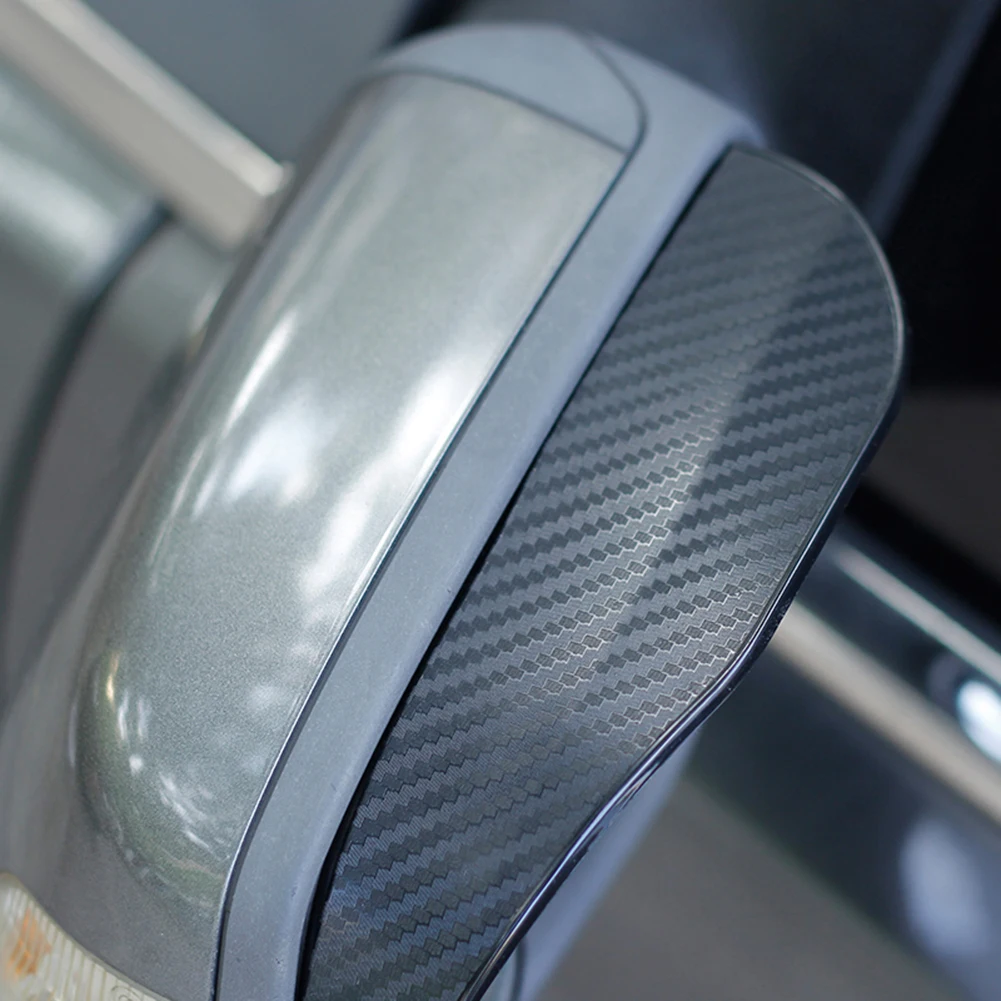 

2PCS Car Mirror Rain Visor Guard Black Rear View Mirror Rain Cover Sun Visor Waterproof Universal for Sedan SUV and More