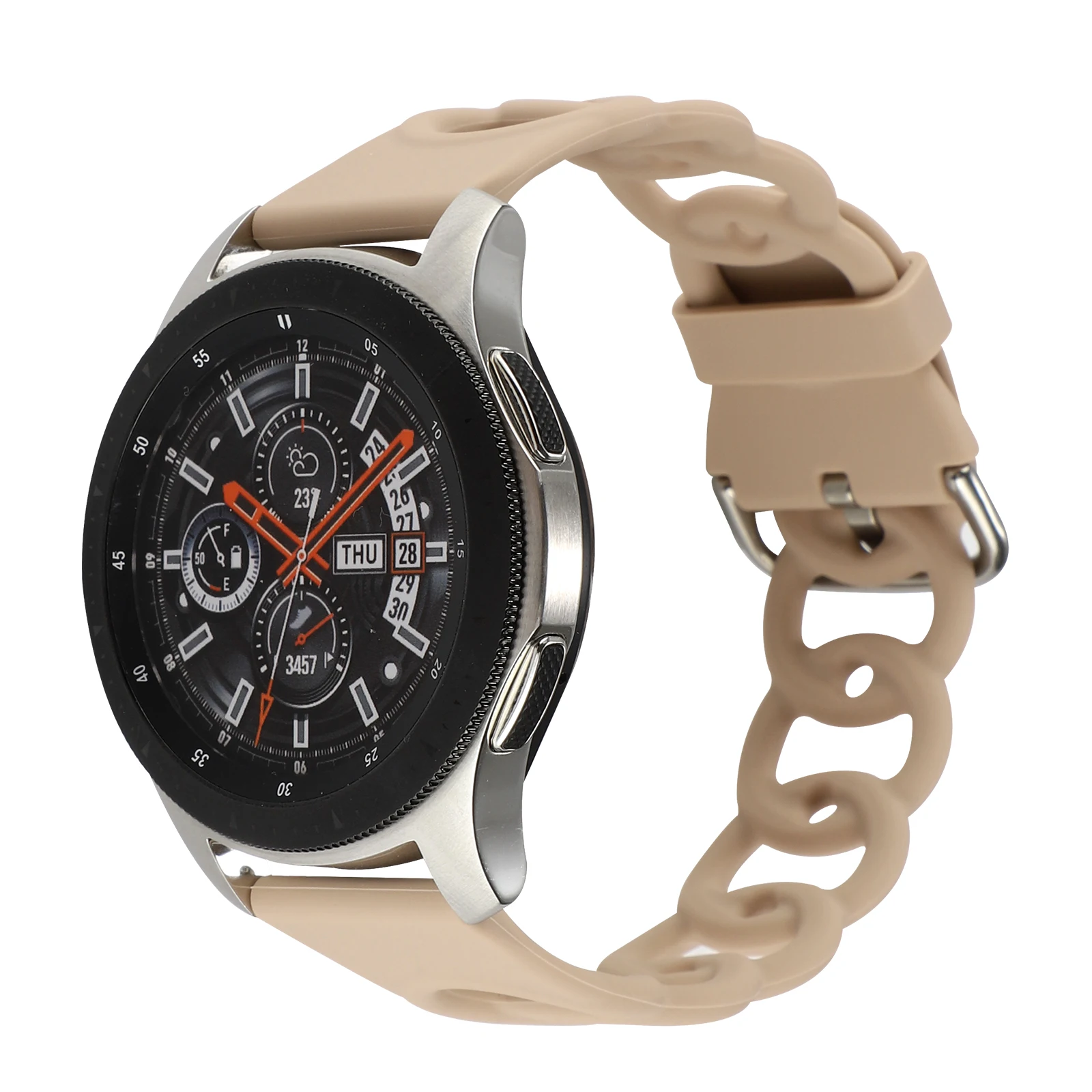 

silicone strap for smart watch band 22mm Donut Hollowed out Men's and women's Huawei Samsung Galaxy watch strap Summer