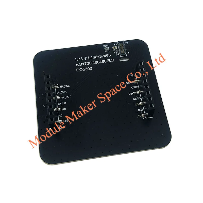 1.73 Inch Round AMOLED Display Module 466x466 Resolution QSPI Interface Driver IC CO5300 Color Screen LCD Module for Smart Watch