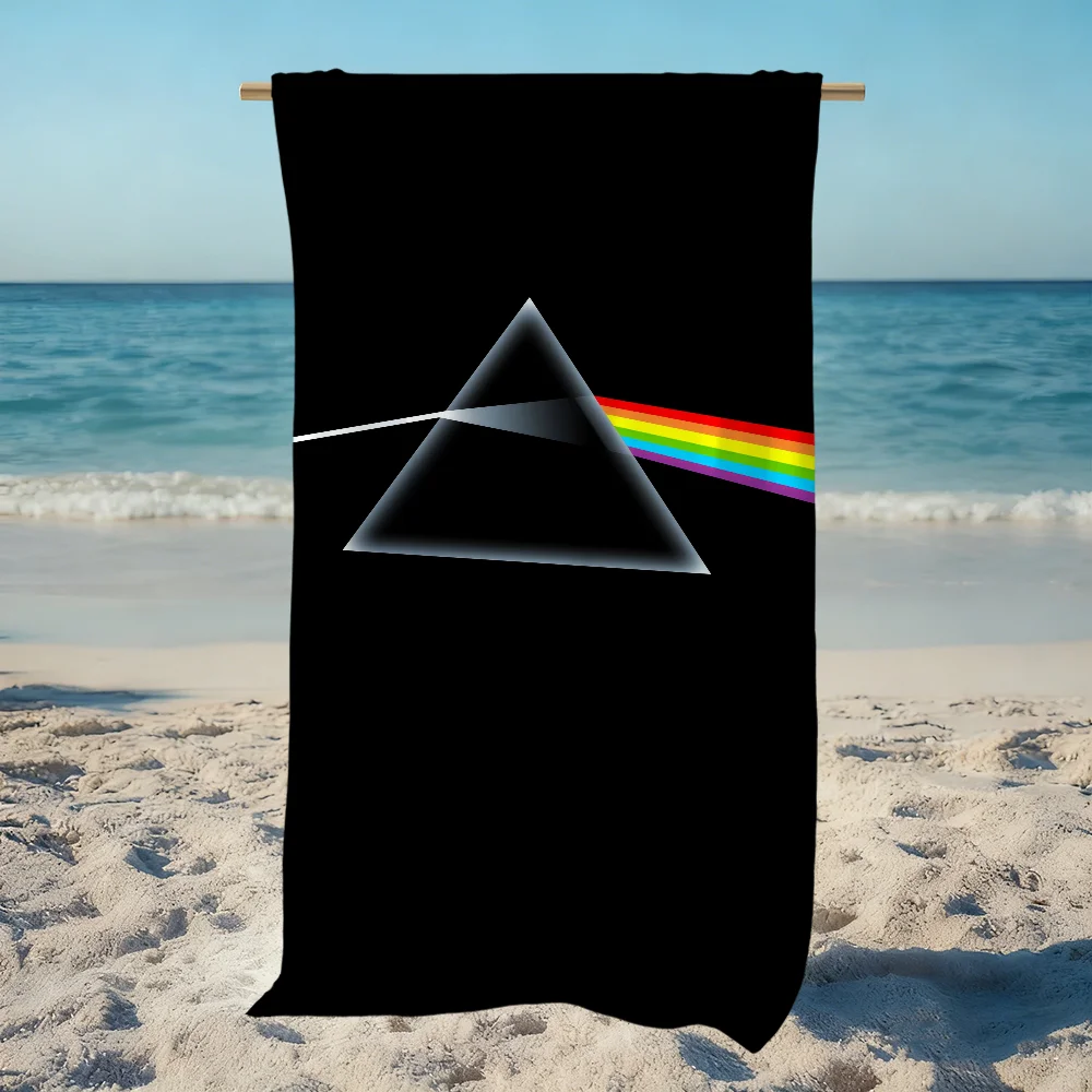 P-pink Singer Towel Beach F-floyd Quick Dry Soft Pool Towels Gift for Travel Gym Shower Camping Sports