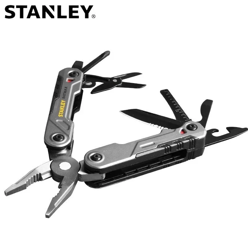 Imagem -02 - Stanley Fmht7241423 16-in1 Ferramenta Multifuncional Conjunto de Ferramentas de Mão Família Alicate Dobrável Panela Arquivo Faca Portátil
