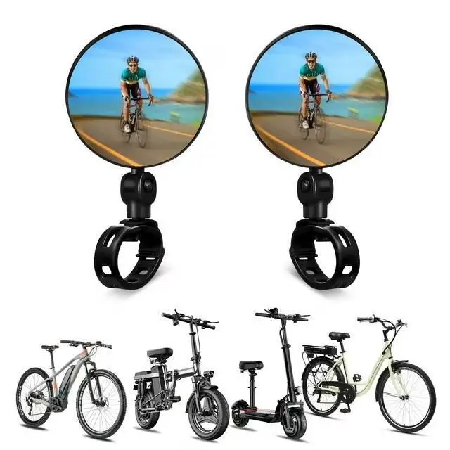 

2/1pcs Bicycle Rearview Mirror Convex Mirror Mountain Bike Motorcycle Rear View Mirrors Accessories 2025 New