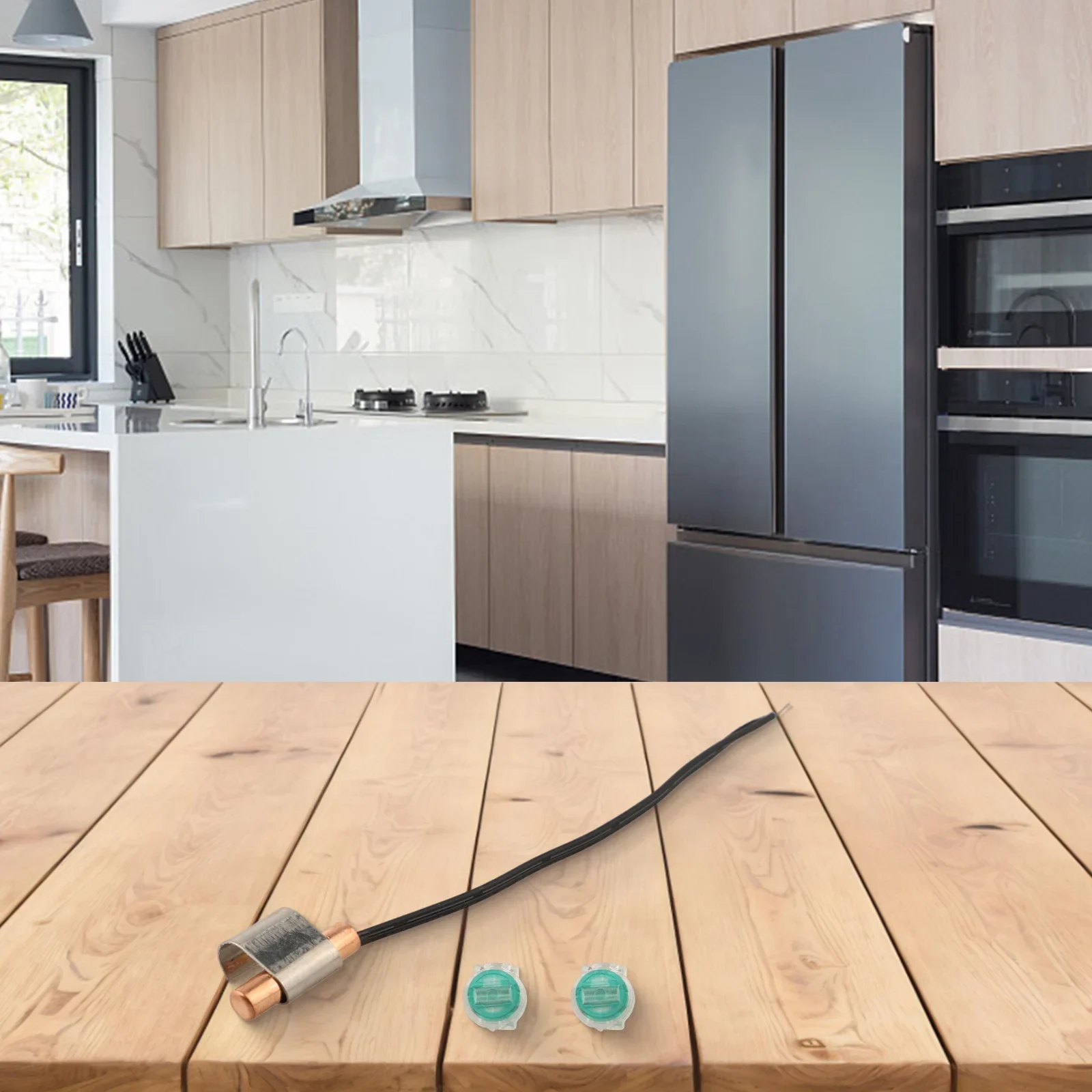 1PC W10316760 Refrigerator Temperature Sensor Kit 5.11inch For Kenmore Refrigerators Temperature Replacement Accessories Sensors