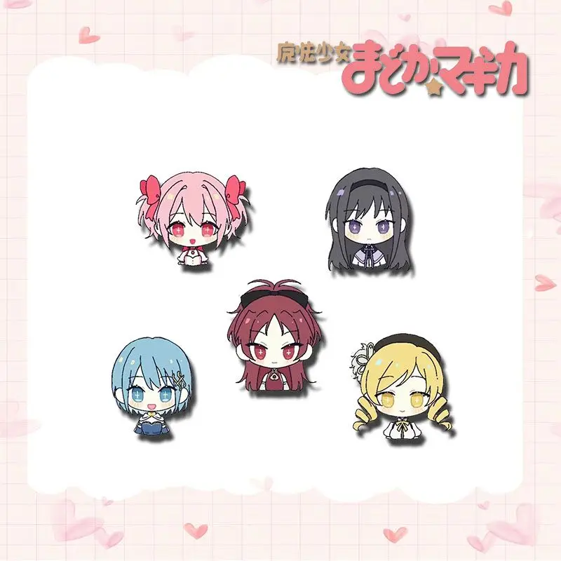 Puella Magi Madoka Magica Kaname Madoka Acrylic Badge Cartoon Pins DIY Decoration Backpack Clothes Accessories Christmas Gifts