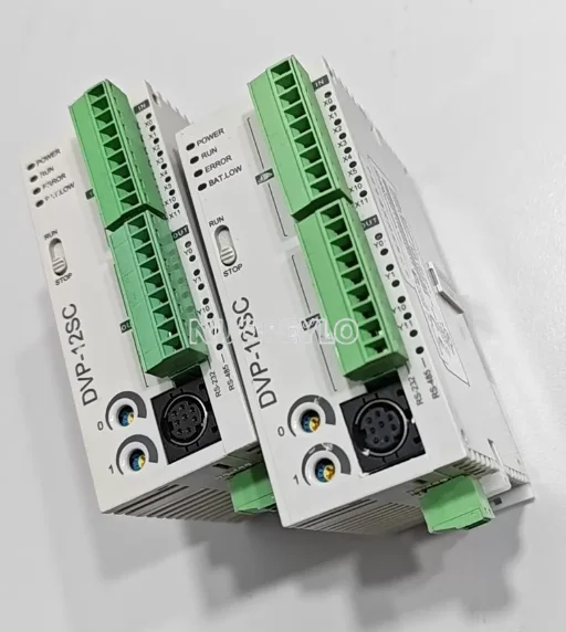 Delta PLC module DVP-12SC11T, DVP12SA11R DVP12SA11T 24VDC power supply, CPU module, with RS485 interface, full terminal block