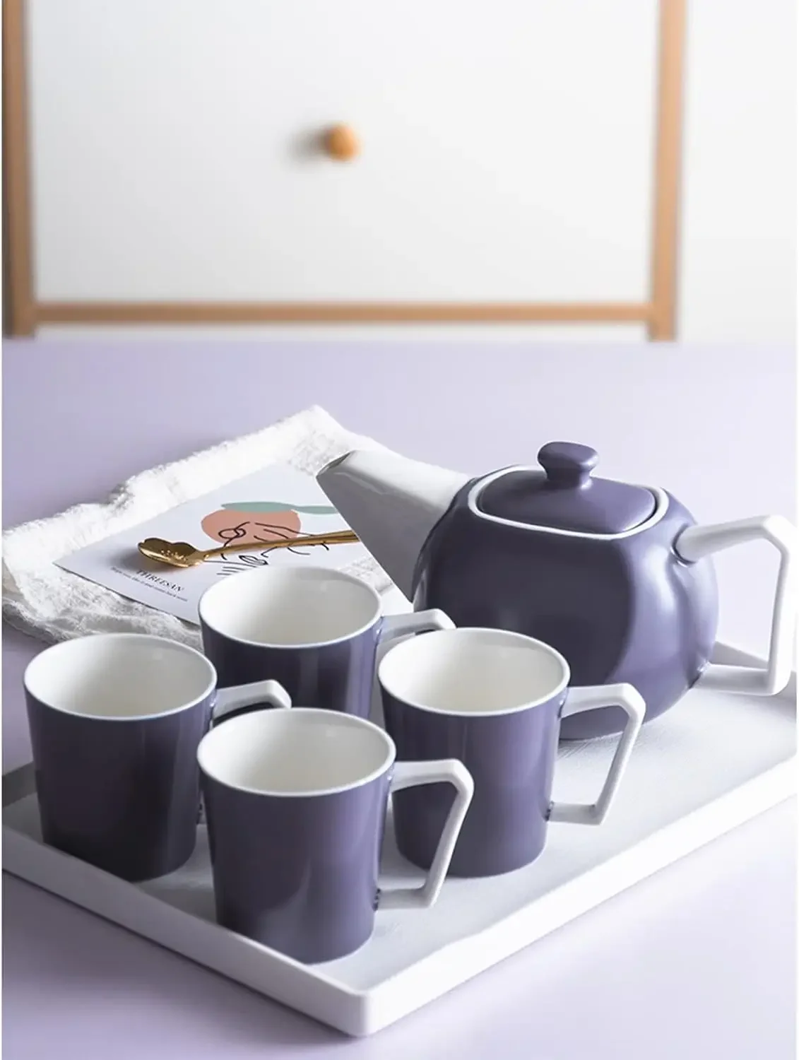 Kettle Set Water Bottle Coffee Mug Whistling Water Kettle Bouilloire Drinkware Ceramic Tea Kettle Water Bottle Whistle Tea Kitch