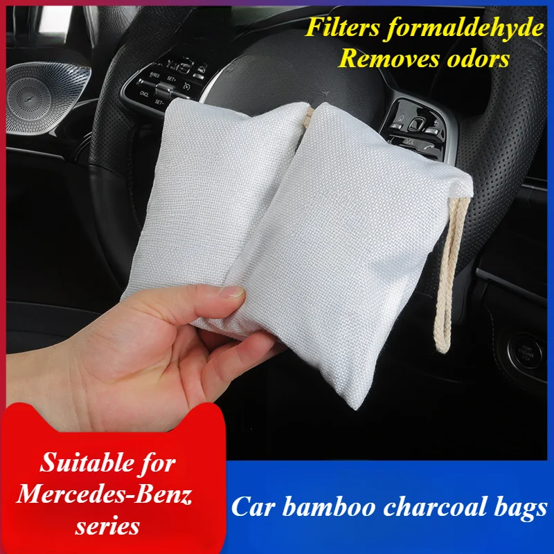 

For Mercedes Benz bamboo charcoal bag deodorizer AB C E S V R GLC GLE GLS ML GL GLB car interior supplies to Smell remover