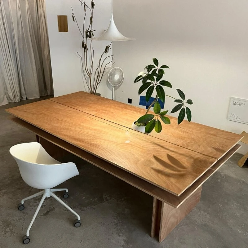 

Computer office desk, Nordic modern conference table, long table