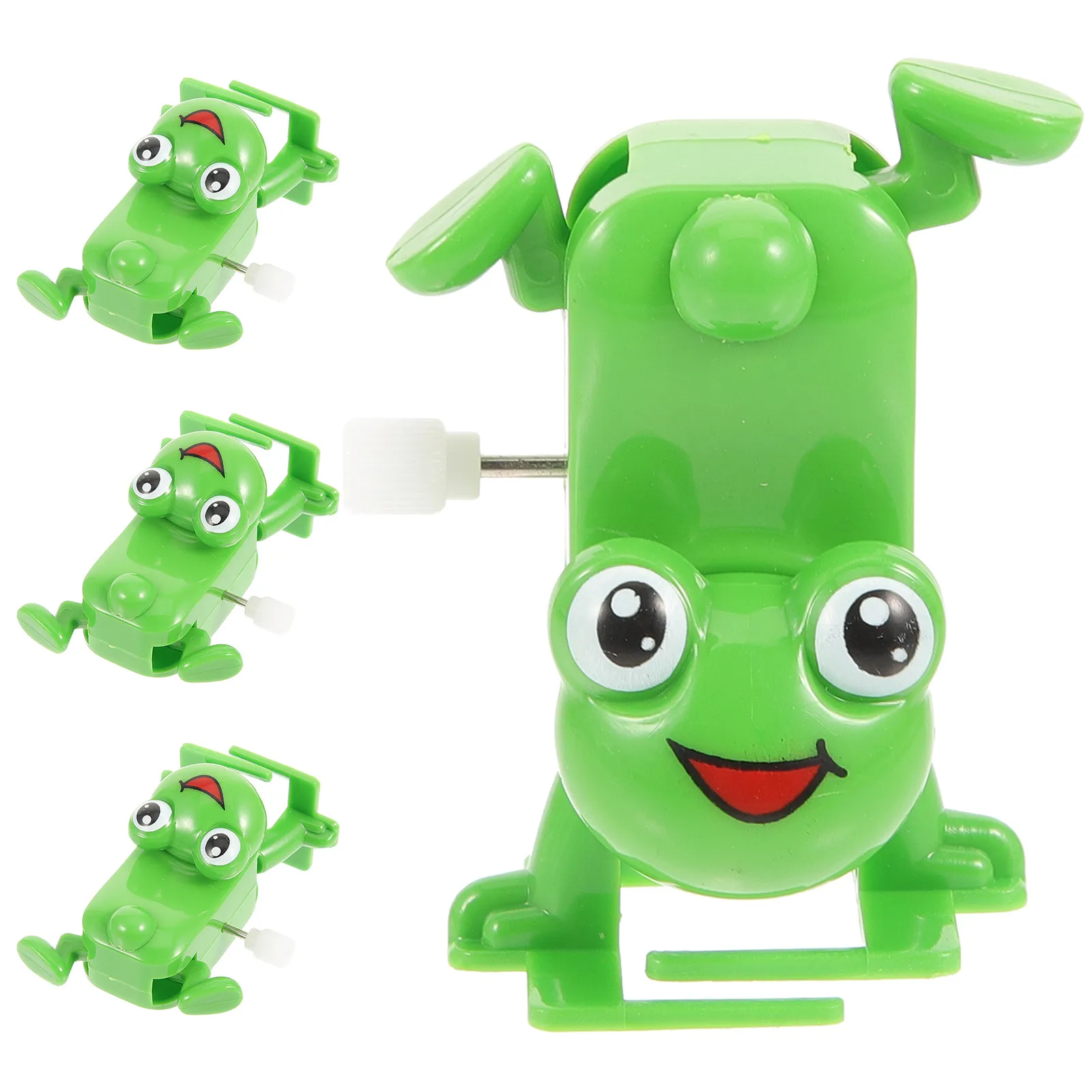 

4Pcs Frog Clockwork Plastic Durable Windup Playthings for Kids Party Fun Gifts Children Wind Up Toys Wind Up Toy