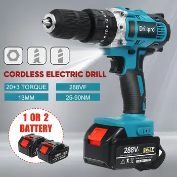 18V cordless screwdriver brushless 90NM electric drill and screwdriver mini electric screwdriver professional tools