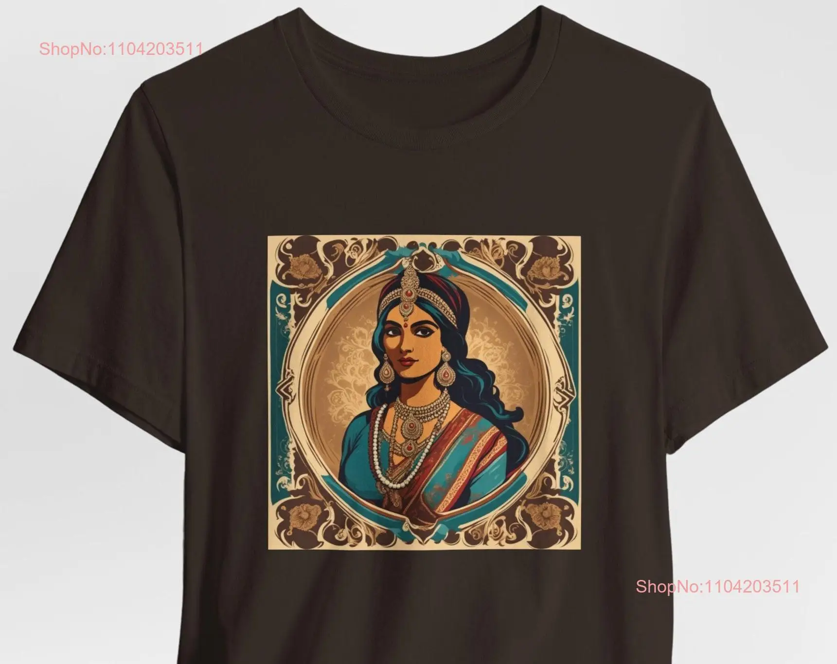 Rani Indian T Shirt Desi Queen Novelty India Pakistan Souvenir  long or short sleeves