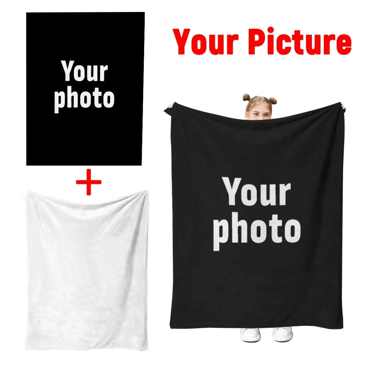 بطانية من الفلانيل السميكة المخصصة للشتاء مع طباعة صور دافئة ناعمة ودافئة ومريحة ومتعددة الأغراض لقيلولة مكتب الأريكة والسرير