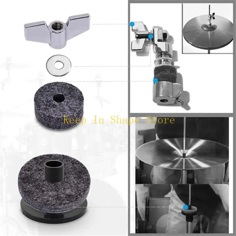 18pcs/set Durable Quick Release Cymbal Stand Wing Nut Drum Cymbal Accessory Percussion Instruments Musical Accessories