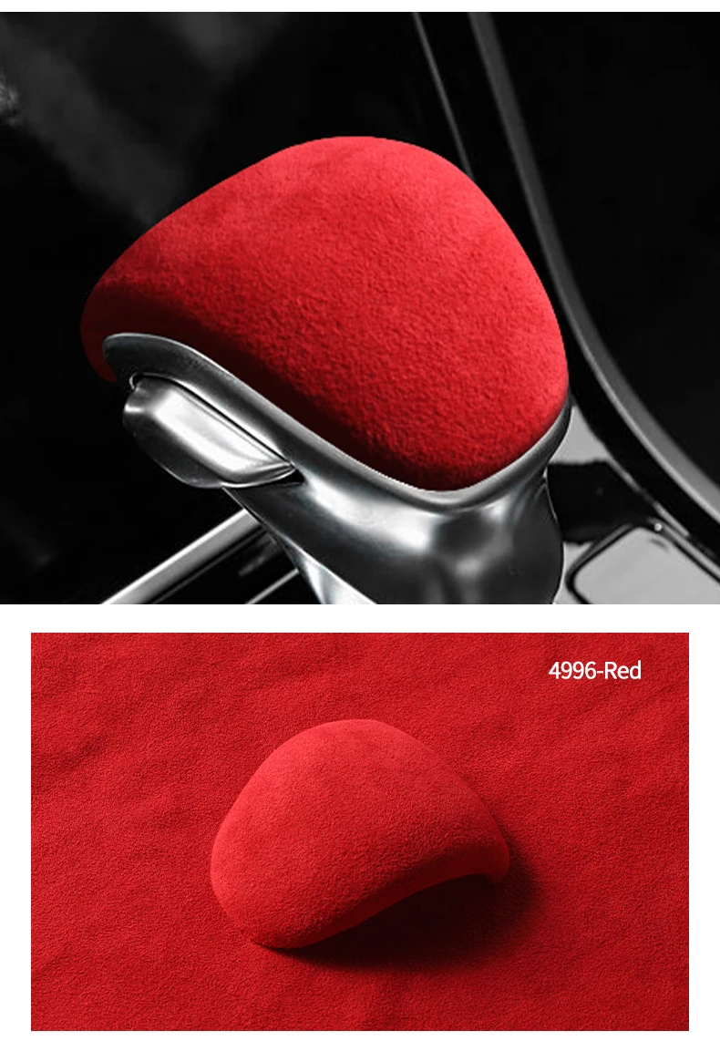 Für Kia K3 Sportage R KX1 Schalthebel Schutz Boot Abdeckung Trim Aufkleber Auto Innen Zubehör Aus Alcantara – Detail 10