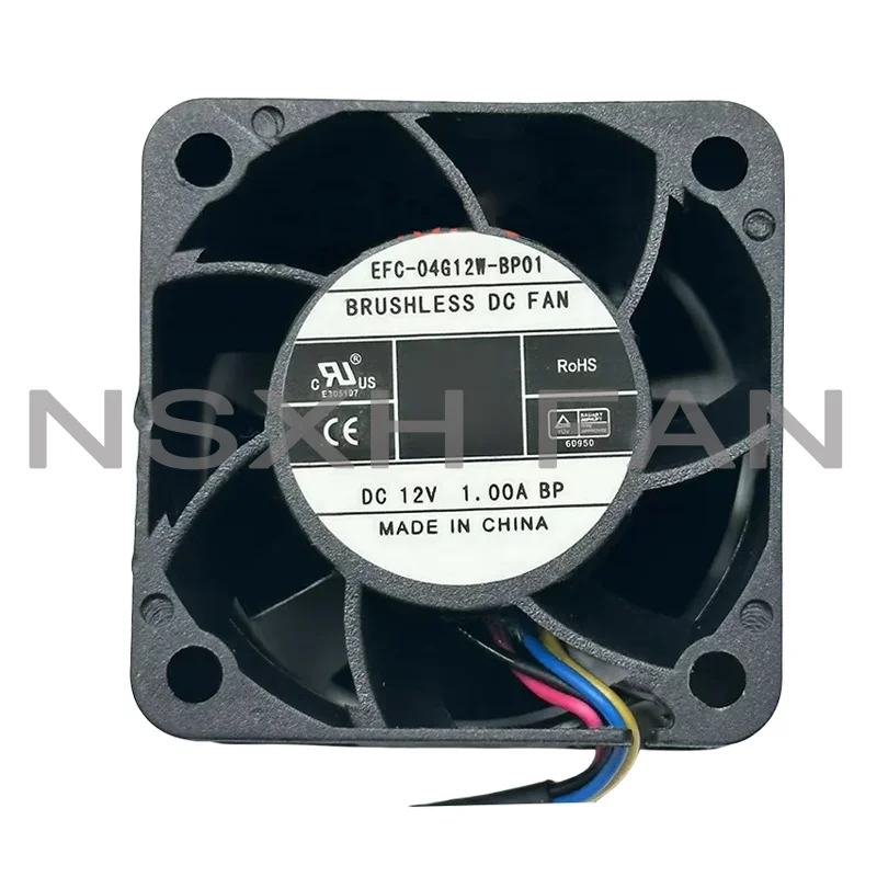 

EFC-04G12W-BP01 12V 1.00ABP 40x40x28mm 4-Wire Server Cooling Fan