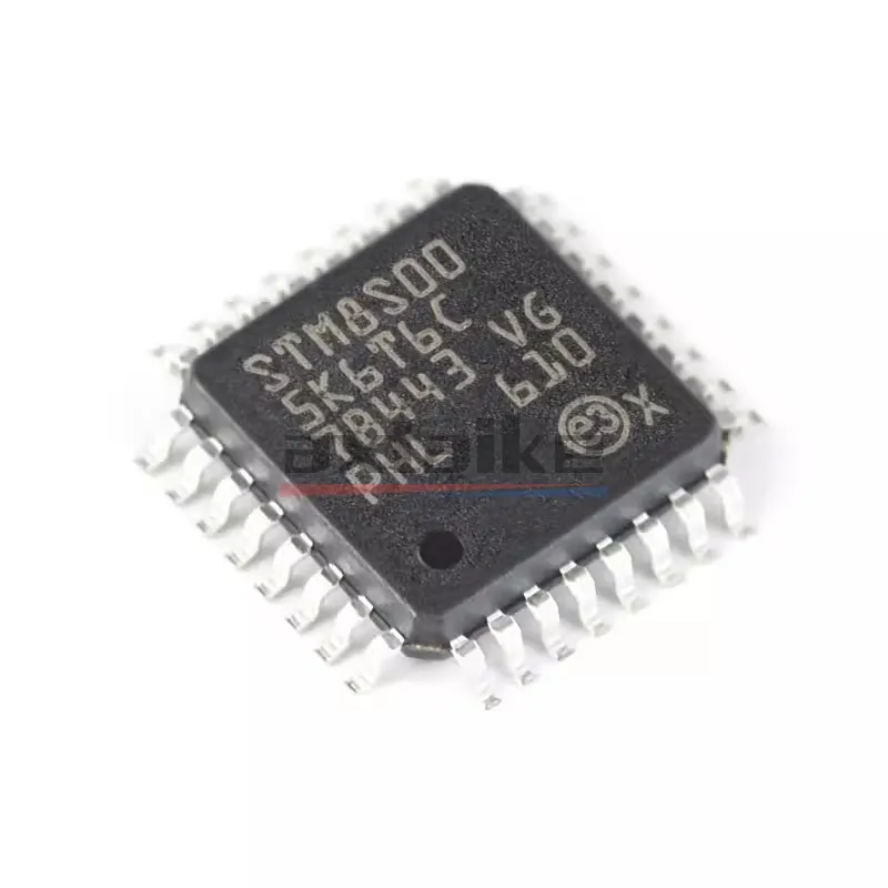 5PCS STM8S005K6T6C LQFP-32 STM8S005 16MHz STM8S 8bit MCU 32Kbytes Flash DataEEPROM 10-bit ADC Timers UART SPI IC SMD