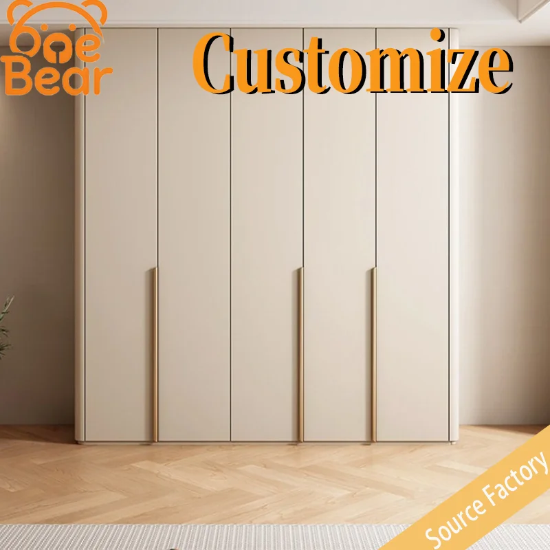 Customizable Solid Wood Wardrobes, Bedroom Closets, and Ready-to-Assemble Storage Cabinets for Small Apartments
