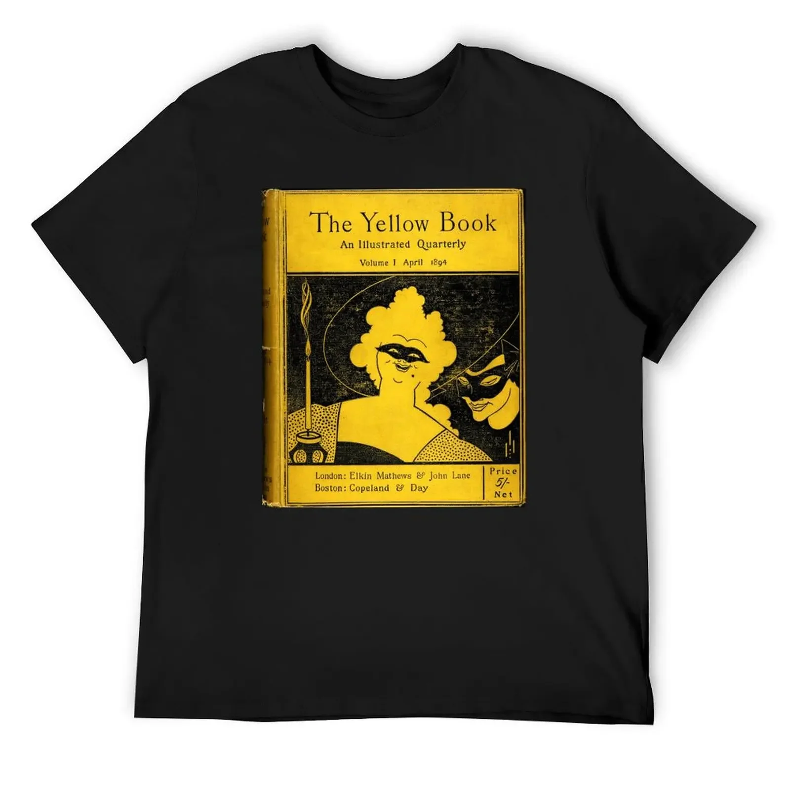 Beardsley's The Yellow Book - April 1894 Vol 1 T-Shirt anime man t shirt boys whites Men's t-shirts