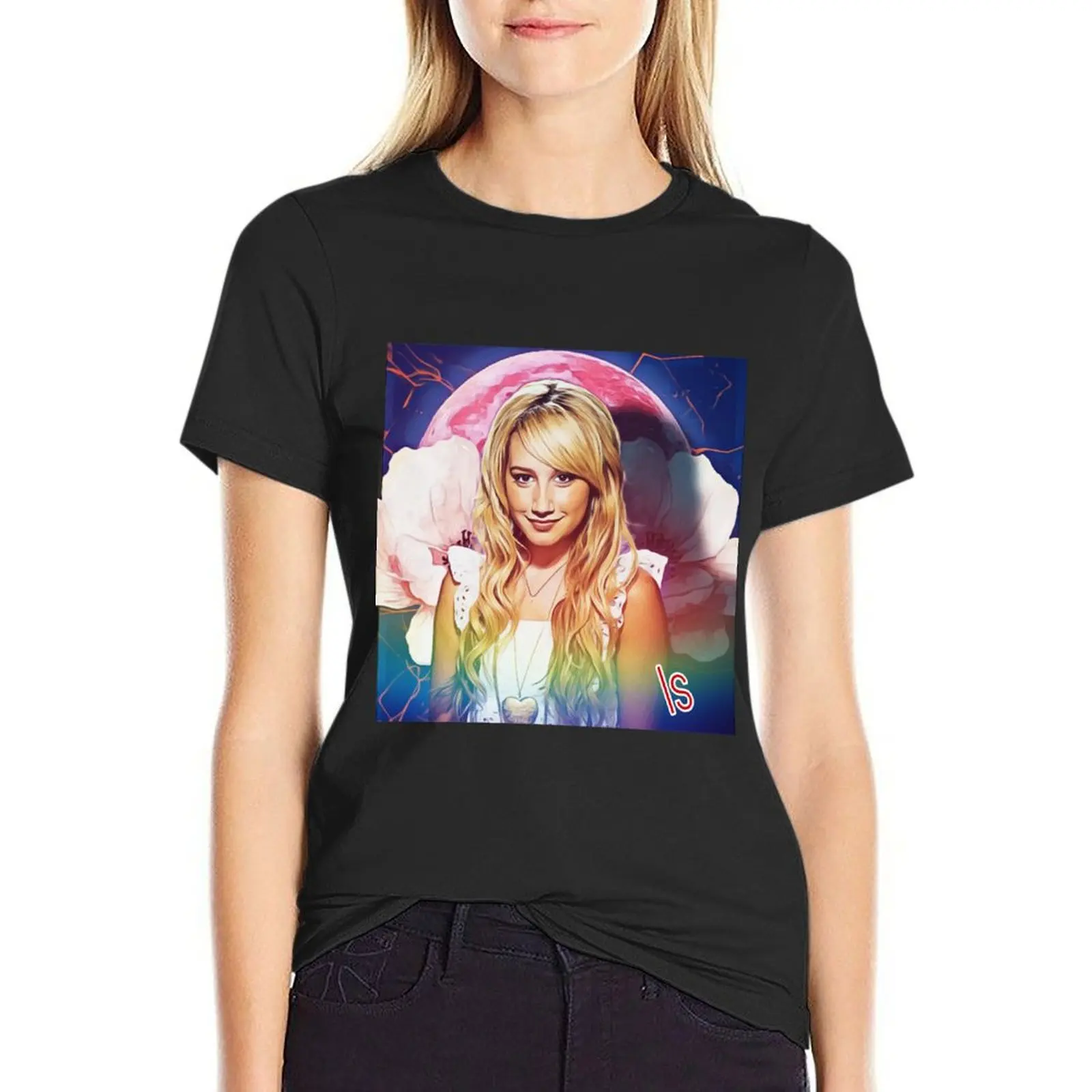 Ashley tisdale T-Shirt aesthetic clothes oversized t-shirt dress for Women graphic