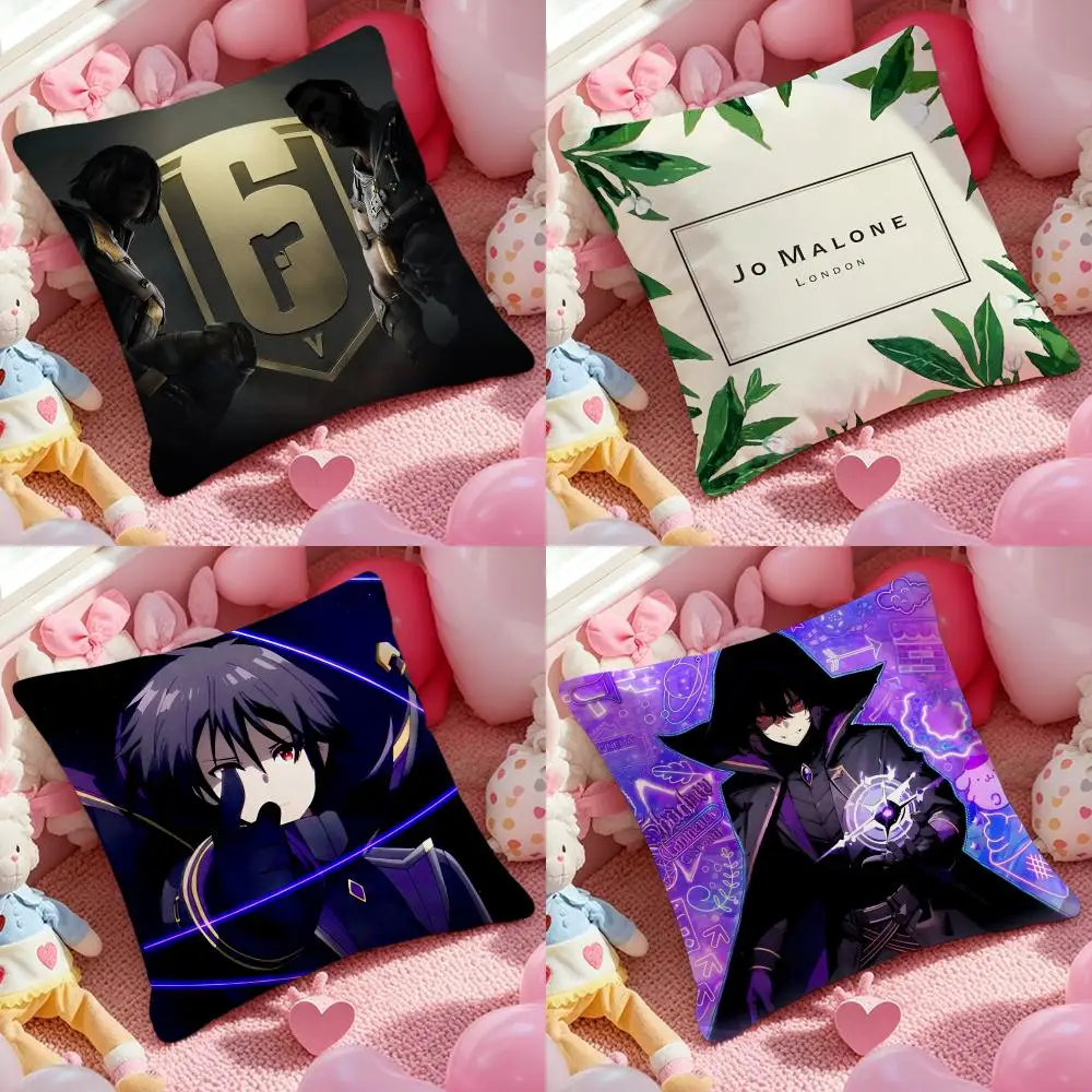 

Чехол для подушки с защитой от пылевых клещей, наволочка с невидимой молнией, шелковистый короткий плюш, чехол для диванных подушек Tally Weijl