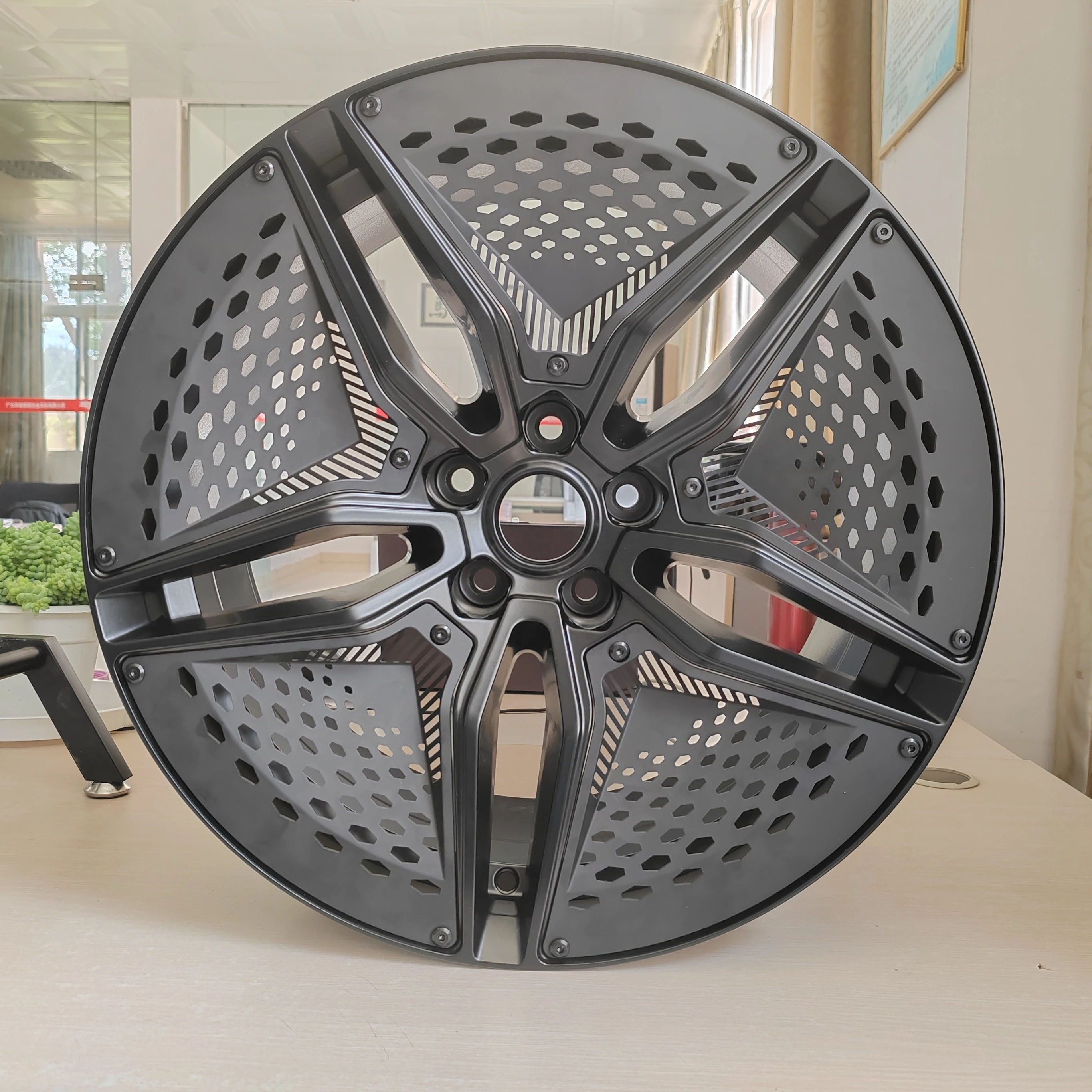 SYAC Customized OFF-ROAD Forged Wheels 18/19/20/21 Inch 6061-T6 Aluminum Alloy Wheel Rims Matte Black Removable Mesh Decoration
