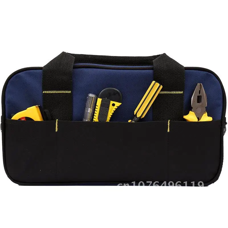 Portable Large Capacity Oxford Cloth Repair Kit Durable Wear-Resistant Tool Bag for Hardware Electrician Universal Use