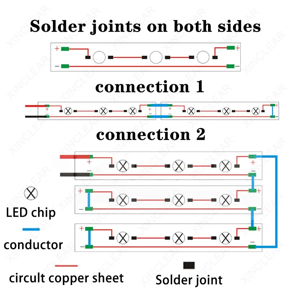 LED Light Beads 3W 4W Warm Natural White Yellow Orange Red Green Royal Blue 75x20mm 100x20mm Aluminum Plate For 3W 4W Bulb Tube