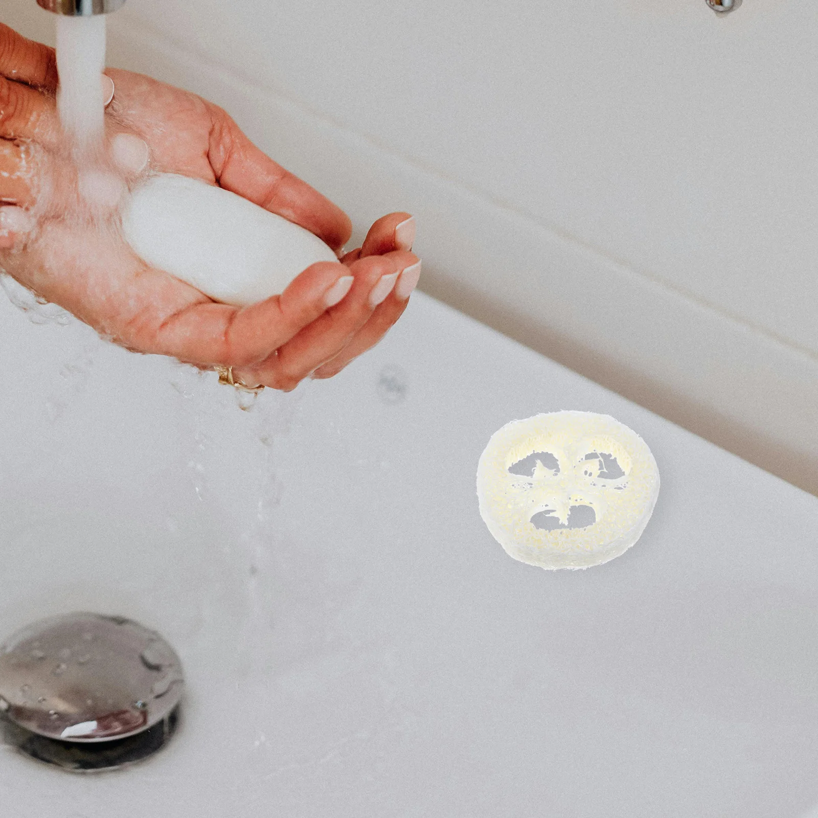 

20Pcs Loofah Soap Holder Pad Bathroom Countertop Organizer Keep Dry Non-Slip Multi-Function Decorative Accessories