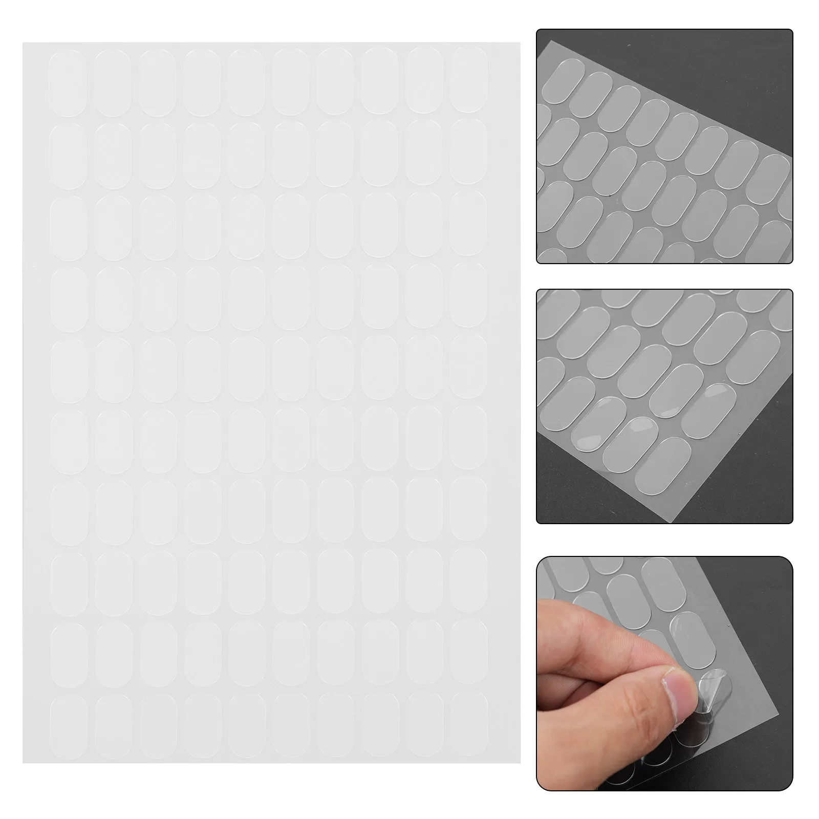 400-pecas-de-adesivos-transparentes-sem-rastros-pontos-adesivos-dupla-face-nano-para-pendurar-quadros-e-decoracoes-de-festa