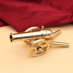E2 Solid Brass Cannon Military Model Military Souvenir Decompression Toy Gift Ornament Office Opening Handicraft Gift Supplies
