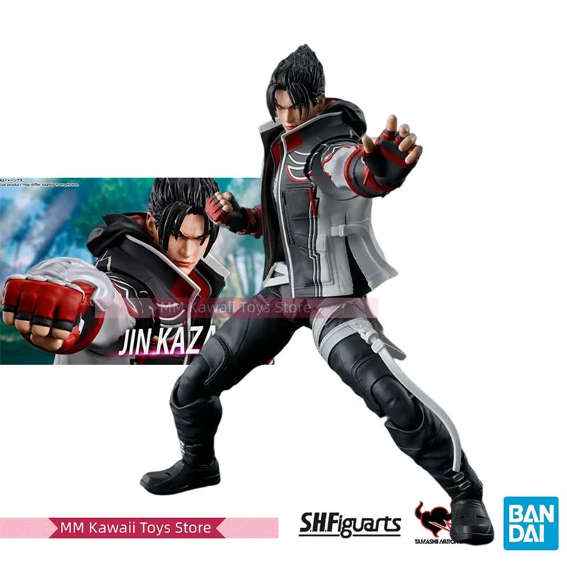 

100% Original Bandai S.H.Figuarts SHF Jin Kazama Tekken 8 Action Figure Gifts Collectible Model Toys Ornaments