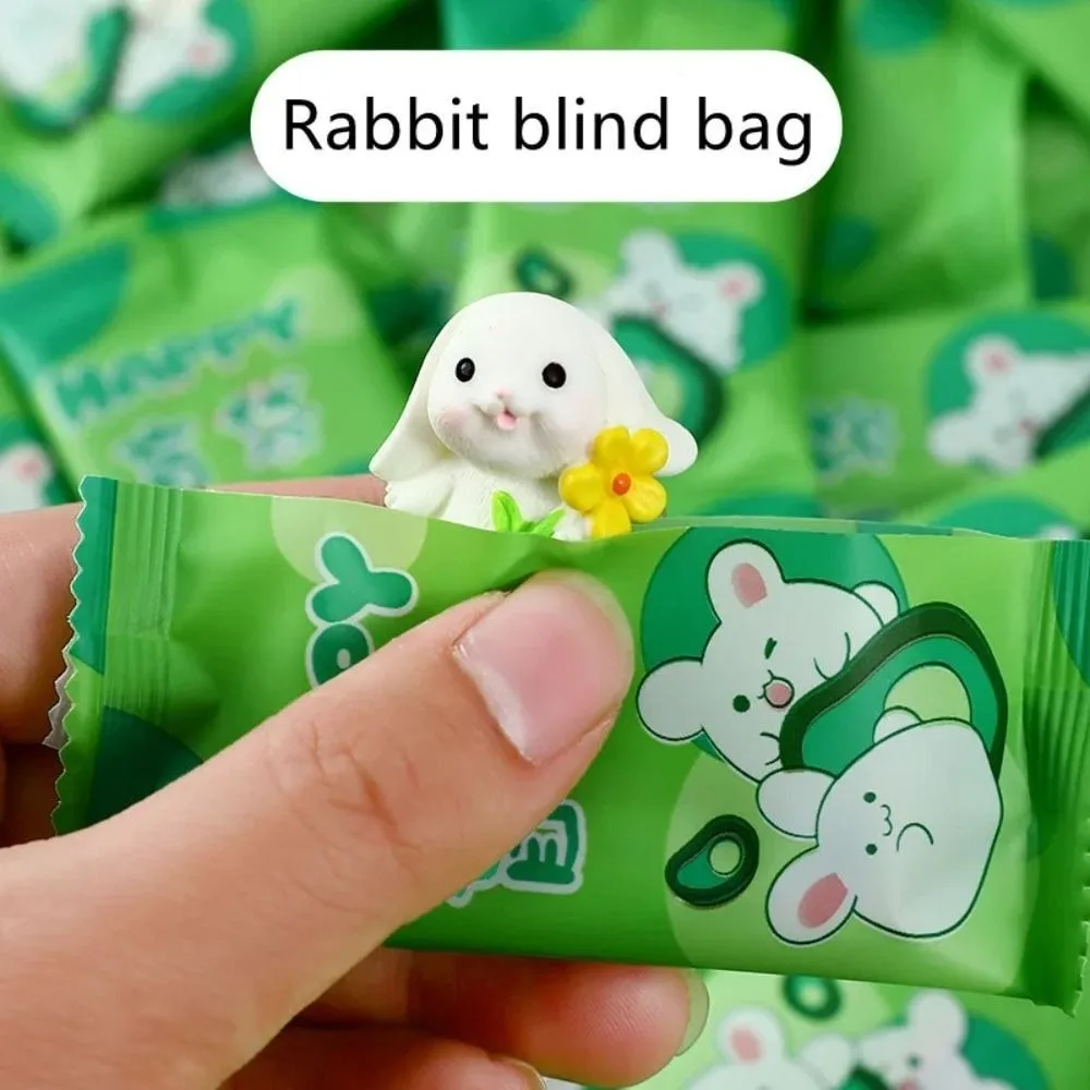 1PCS Kawaii Rabbit Dog Model Toys Child Birthday Party Favors Gifts Surprise Blind Bag Small Gift Independent Packaging Random