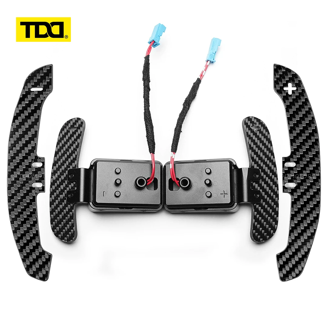 TDD Carbon Fibre Steering Wheel Magnetic Shift Paddle For BWM F20 F21 F52 F40 F22 F23 F45 F46 New Shift Paddles Car Accessories